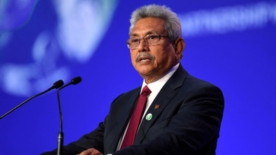 File photo of Sri Lanka's then president, Gotabaya Rajapaksa. (REUTERS)
