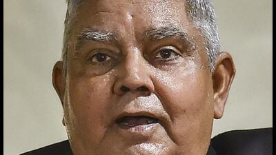 Jagdeep Dhankhar. (PTI)
