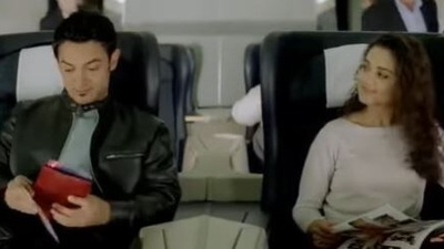 Aamir Khan and Preity Zinta in Dil Chahta Hai.