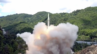 China fired 11 Dong Feng ballistic missiles over Taiwan in retaliation for US House Speaker Nancy Pelosi visit to Taipei on August 2. China fired 11 Dong Feng ballistic missiles over Taiwan in retaliation for US House Speaker Nancy Pelosi visit to Taipei on August 2.