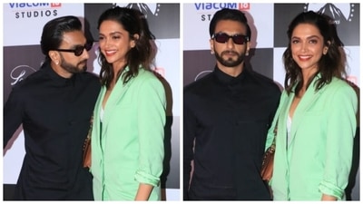Deepika Padukone and Ranveer Singh are the power couple at Laal Singh Chaddha premiere in monotone looks (HT Photo/Varinder Chawla) Deepika Padukone and Ranveer Singh are the power couple at Laal Singh Chaddha premiere in monotone looks (HT Photo/Varinder Chawla)