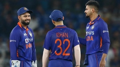 Rishabh Pant, Ishan Kishan and Shreyas Iyer. (BCCI) Rishabh Pant, Ishan Kishan and Shreyas Iyer. (BCCI)