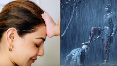 Kajal Aggarwal paid a tribute to SS Rajamouli with her Baahubali inspired picture.
