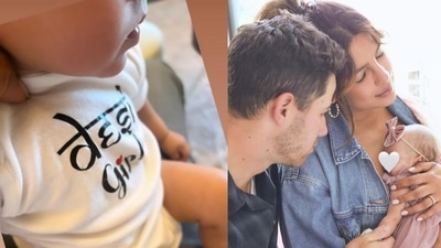 Priyanka Chopra and Nick Jonas' daughter Malti Marie Chopra Jonas. Priyanka Chopra and Nick Jonas' daughter Malti Marie Chopra Jonas.
