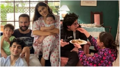 Sara Ali Khan wishes Raksha Bandhan to Ibrahim Ali Khan, Taimur Ali Khan, and Jehangir Ali Khan. Sara Ali Khan wishes Raksha Bandhan to Ibrahim Ali Khan, Taimur Ali Khan, and Jehangir Ali Khan.