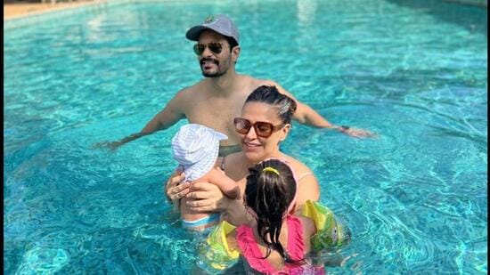 Actor Neha Dhupia will be celebrating Rakhi with her brother over the weekend