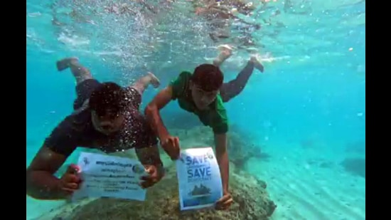 Lakshadweep had witnessed a widespread protest last year against a proposed regulation that sought to develop the region as a major tourist destination. (ANI)