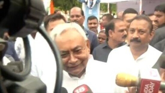 Nitish Kumar said he waited for the Presidential and Vice Presidential election to be over for his party meeting.&nbsp;