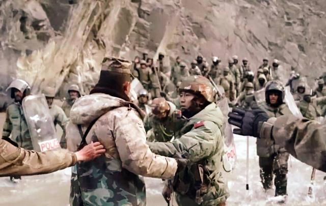 Indian Army officer Capt Soiba Maningba Rangnamei of 16 Bihar Regiment during the clash with Chinese soldiers in the Galwan valley. (ANI) Indian Army officer Capt Soiba Maningba Rangnamei of 16 Bihar Regiment during the clash with Chinese soldiers in the Galwan valley. (ANI)