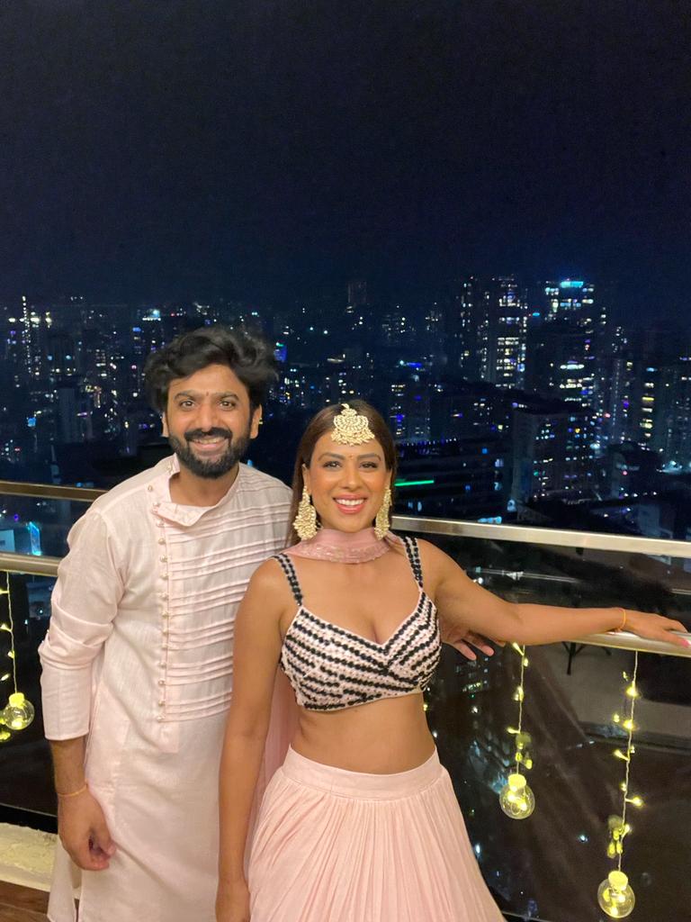 Nia Sharma with Vinay Nia Sharma with Vinay