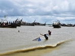 “The nine fishermen ventured into the sea for fishing on 06.08.2022 at 11 PM from Nagapattinam fishing harbour.” mentioned Tamil Nadu CM while urging the external affairs ministry for prompt action.(Representational image/AFP) “The nine fishermen ventured into the sea for fishing on 06.08.2022 at 11 PM from Nagapattinam fishing harbour.” mentioned Tamil Nadu CM while urging the external affairs ministry for prompt action.(Representational image/AFP)