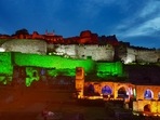 Golconda fort illuminated with tricolor ahead of the Independence Day celebrations in Hyderabad, Wednesday, Aug. 10, 2022. Golconda fort illuminated with tricolor ahead of the Independence Day celebrations in Hyderabad, Wednesday, Aug. 10, 2022.