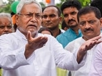 Patna: Bihar Chief Minister Nitish Kumar interacts with the media, in Patna, Friday, Patna: Bihar Chief Minister Nitish Kumar interacts with the media, in Patna, Friday, 