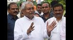 Bihar chief minister Nitish Kumar interacts with the media in Patna on Friday. (Santosh Kumar/HT Photo) Bihar chief minister Nitish Kumar interacts with the media in Patna on Friday. (Santosh Kumar/HT Photo)