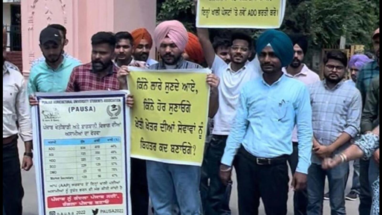 Ludhiana| PAU Students Initiate Hunger Strike Over Vacant Posts In ...