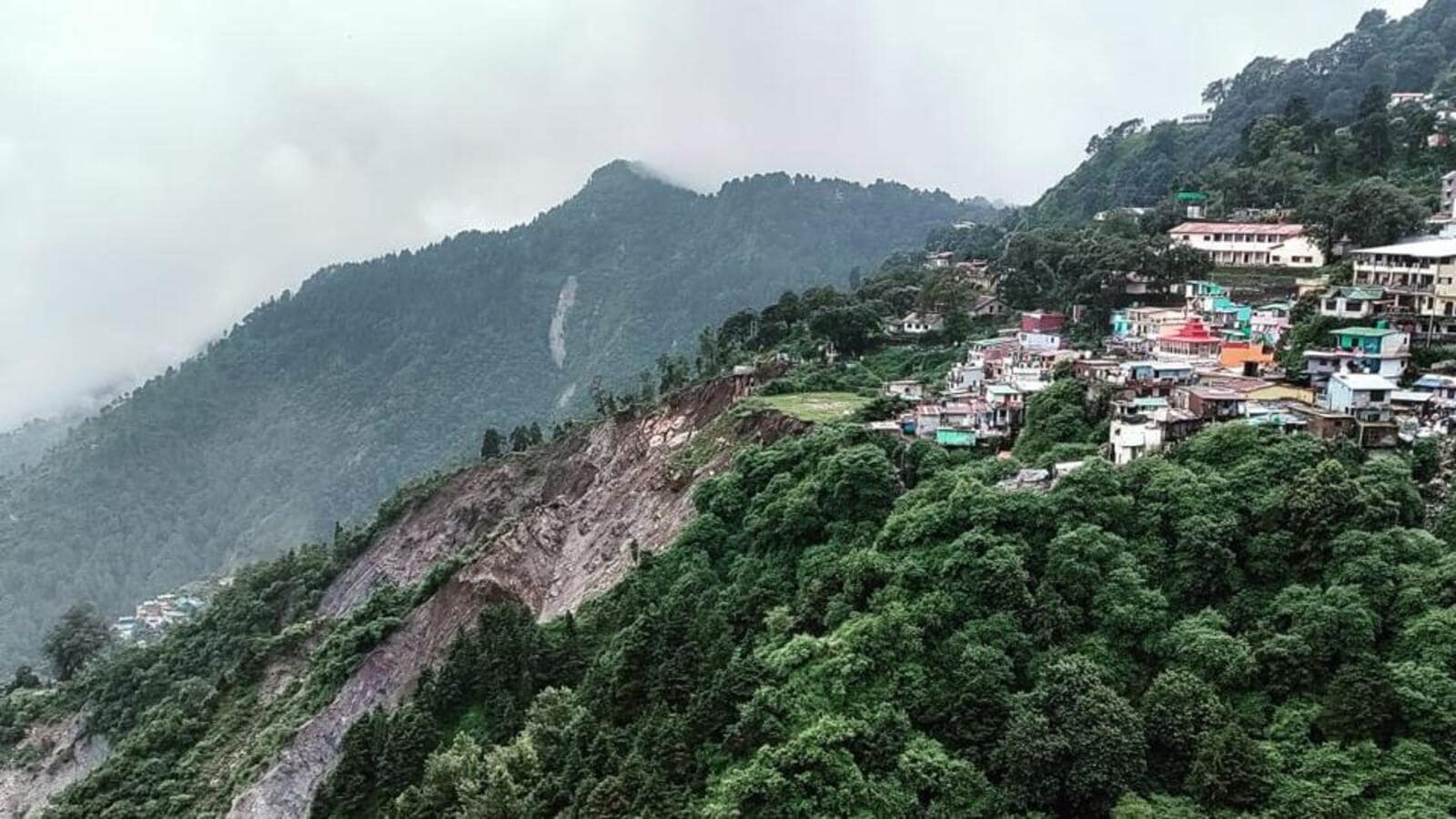 ‘Living in constant fear’: A cliff that creeps closer to homes in Nainital