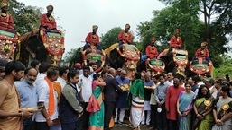 The first batch of nine elephants have already arrived at Mysuru palace on August 10.&nbsp;