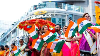 A file photo of India’s Independence Day celebrations in downtown Toronto, Canada. (Supplied photo)