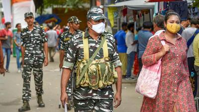 On Friday, Delhi reported 2,136 fresh Covid cases and a positivity rate of 15.02% after conducting 14,225 tests, the Delhi government’s daily health bulletin said. (PTI) On Friday, Delhi reported 2,136 fresh Covid cases and a positivity rate of 15.02% after conducting 14,225 tests, the Delhi government’s daily health bulletin said. (PTI)