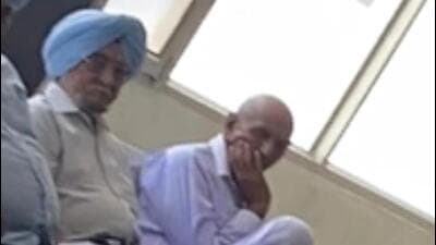 The two retired cops who have been convicted in 1992 Amritsar fake encounter case. (HT Photo) The two retired cops who have been convicted in 1992 Amritsar fake encounter case. (HT Photo)