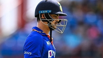 India's Ishan Kishan walks back after getting dismissed (Twitter) India's Ishan Kishan walks back after getting dismissed (Twitter)