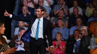 File phoro of Britain's Conservative Party leadership candidate Rishi Sunak. (REUTERS)