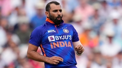 India's Mohammed Shami&nbsp; (AP)