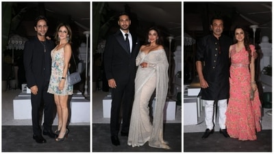 Celebs at Arjun Kanungo and Carla Dennis' wedding reception. (Varinder Chawla) Celebs at Arjun Kanungo and Carla Dennis' wedding reception. (Varinder Chawla)