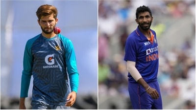 Shaheen Afridi; Jasprit Bumrah (File)