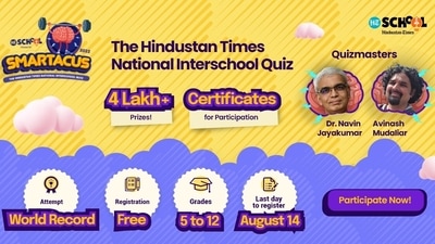 Celebrating Azadi Ka Amrit Mahotsav with Smartacus 2022: HT interschool quiz Celebrating Azadi Ka Amrit Mahotsav with Smartacus 2022: HT interschool quiz