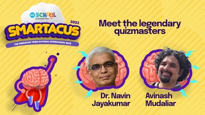 Meet the legendary quizmasters of Smartacus 2022, The Hindustan Times National Meet the legendary quizmasters of Smartacus 2022, The Hindustan Times National