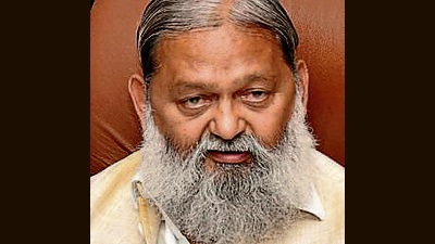 Vij ordered the suspension of the entire staff of Sukhpura check post in Rohtak after a local advocate accused them of not registering an FIR and filing a case of abetment to suicide against him. (HT File Photo)