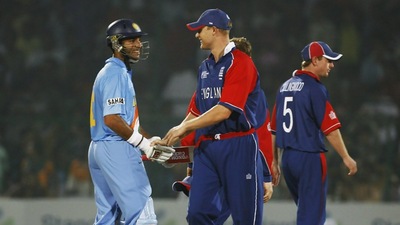 File photo of Andrew Flintoff in a match against India