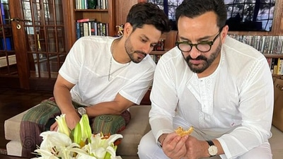 Kunal Kemmu shares a picture with Saif Ali Khan from Raksha Bandhan celebrations. Kunal Kemmu shares a picture with Saif Ali Khan from Raksha Bandhan celebrations.