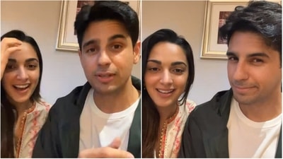 Sidharth Malhotra and Kiara Advani went live on Instagram together.&nbsp;