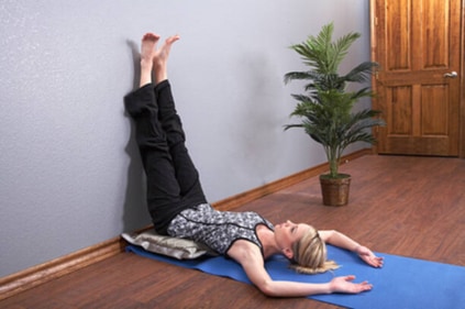 Legs up the wall is the best pose for restoring the body and mind. (gettyimages)