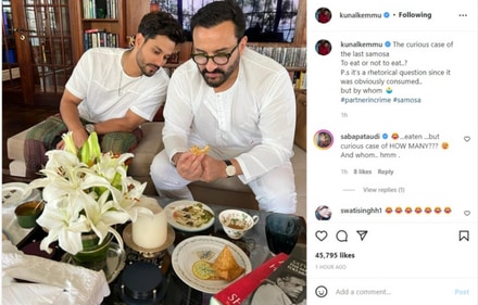 Kunal Kemmu shares picture with Saif Ali Khan. Kunal Kemmu shares picture with Saif Ali Khan.
