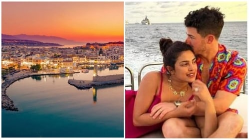 Priyanka Chopra had a fairy tale proposal in Crete in Greece. (Instagram) Priyanka Chopra had a fairy tale proposal in Crete in Greece. (Instagram)