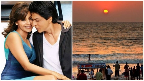 Shah Rukh khan proposed to Gauri Khan at Juhu beach, Mumbai. (Pinterest ) Shah Rukh khan proposed to Gauri Khan at Juhu beach, Mumbai. (Pinterest )