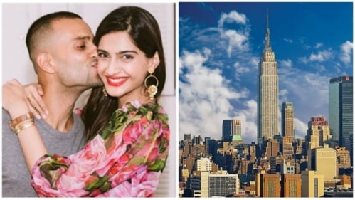 Sonam Kapoor was proposed to by Anand Ahuja in New York. (Instagram ) Sonam Kapoor was proposed to by Anand Ahuja in New York. (Instagram )