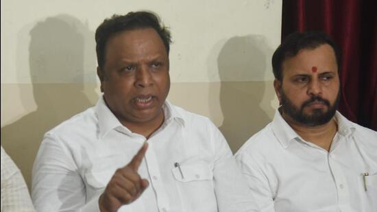 The BJP fought the BMC elections under Ashish Shelar’s leadership in 2017 when it got just two seats less than the Shiv Sena’s tally. (HT PHOTO) The BJP fought the BMC elections under Ashish Shelar’s leadership in 2017 when it got just two seats less than the Shiv Sena’s tally. (HT PHOTO)