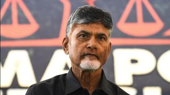 A five-minute informal chat between prime minister Narendra Modi and Telugu Desam Party (TDP) president N Chandrababu Naidu in New Delhi on last Saturday triggered a talk of political realignment in Andhra Pradesh. (AFP)