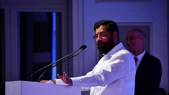 Maharashtra chief minister Eknath Shinde. (HT PHOTO)