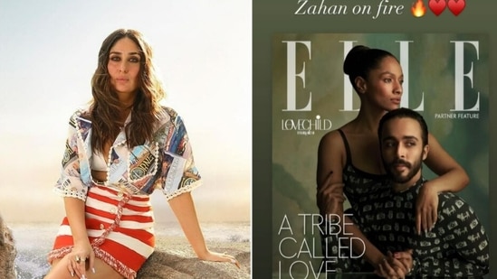 Zahan Kapoor was seen with Masaba Gupta on a magazine cover. Kareena Kapoor shared it on Instagram with a sweet message for her cousin brother.&nbsp;