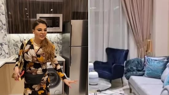 Rakhi Sawant shared a house tour video on Instagram. She recently said she had become the owner of a new home in Dubai.