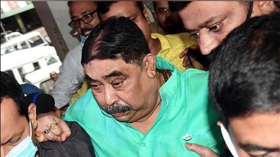 TMC leader Anubrata Mondal was on Thursday arrested by the CBI over the alleged cattle smuggling case. (ANI image)