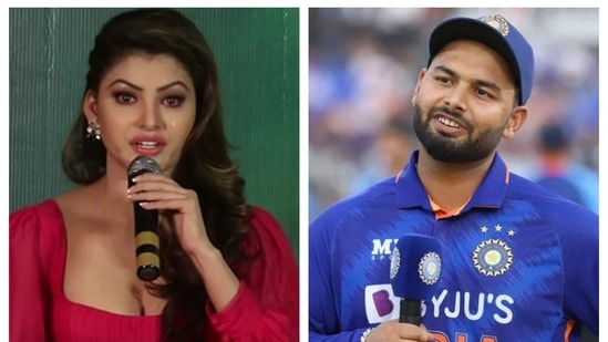 Urvashi Rautela and Rishabh Pant