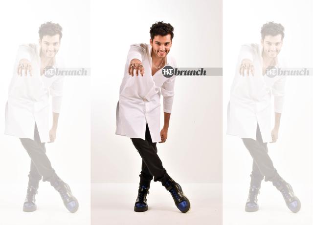 Traditional menswear designers have also started styling their models with sneakers under a kurta; Kurta by Genes Lecoanet Hemant; Pants by Sarab Khanijou; Shoes by Escaro Royal; Neckchain and rings by Zillionaire (Raj K Raj)