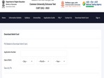 CUET UG Admit Card 2022 CUET UG Admit Card 2022