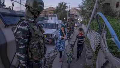 The grenade attack in Old City Eidgah in Srinagar came two days after four soldiers, including a junior commissioner officer, were killed and two injured after terrorists attempted to storm an army camp in Rajouri district. (AP)